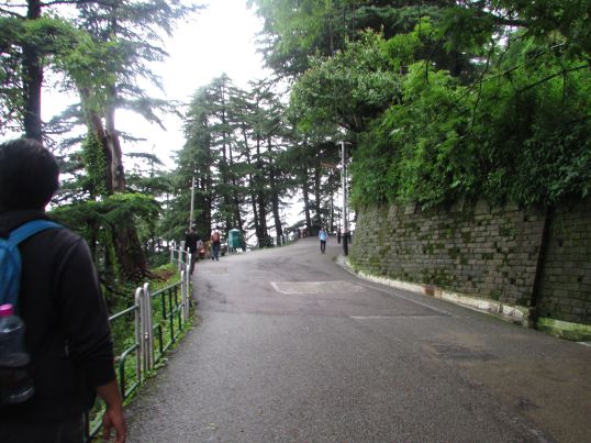 The rain-kissed roads of Shimla!